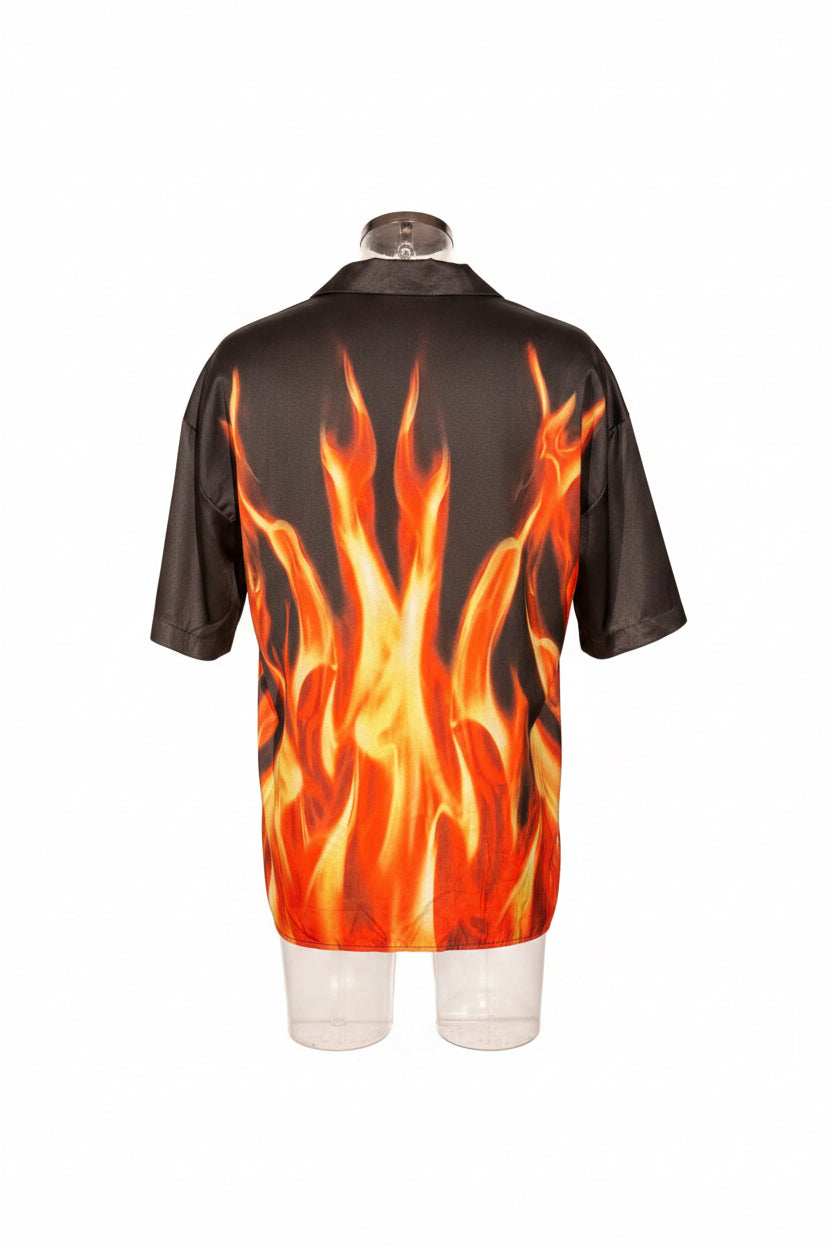 Flaming Dragon & Car Shirt