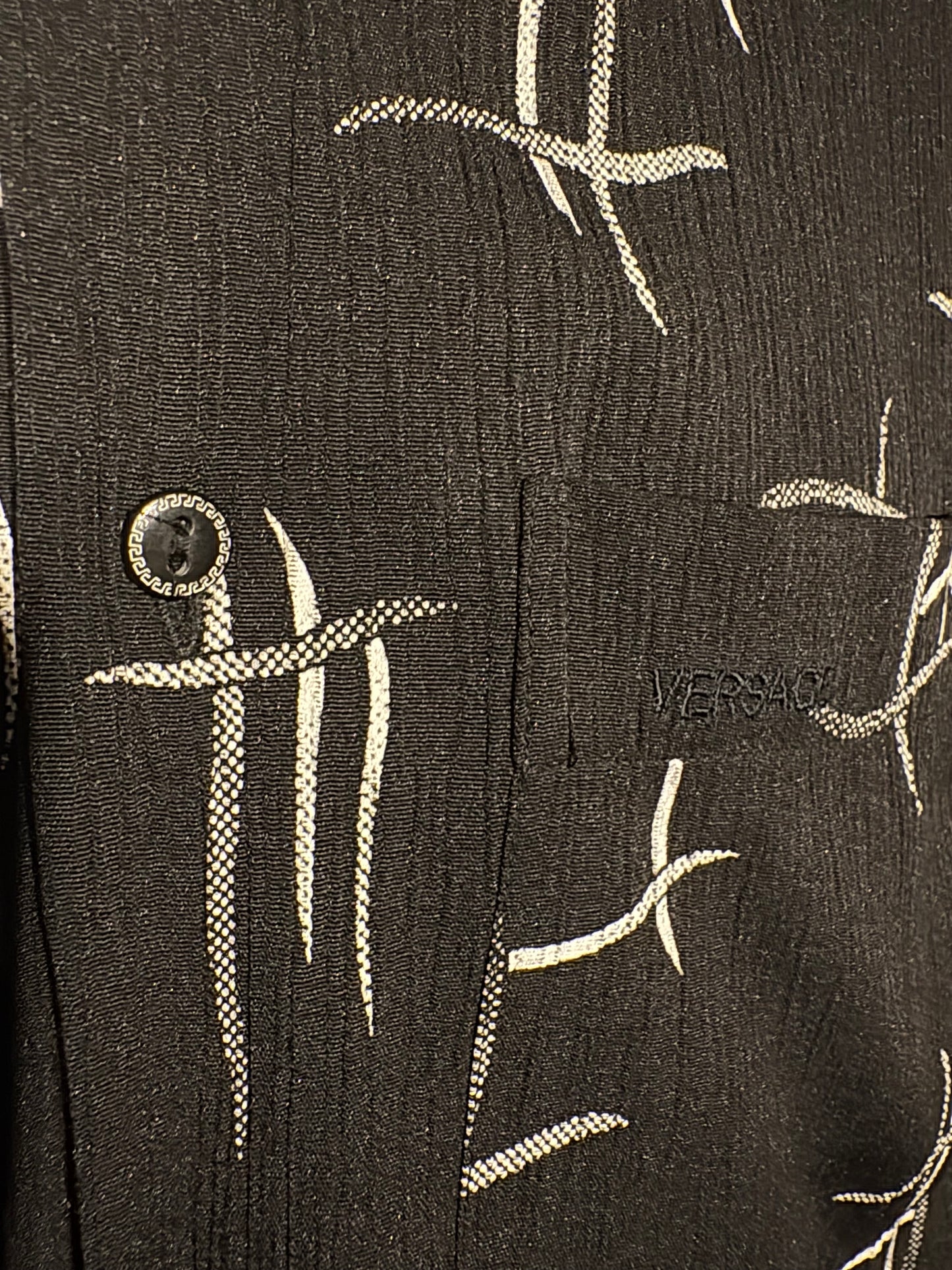Versace Abstract Print Shirt