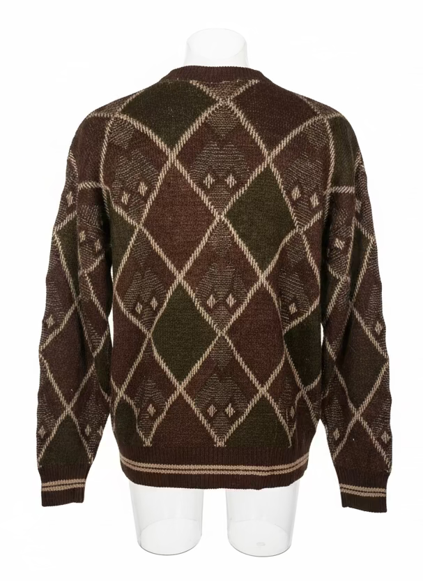80s boat house row men’s knit