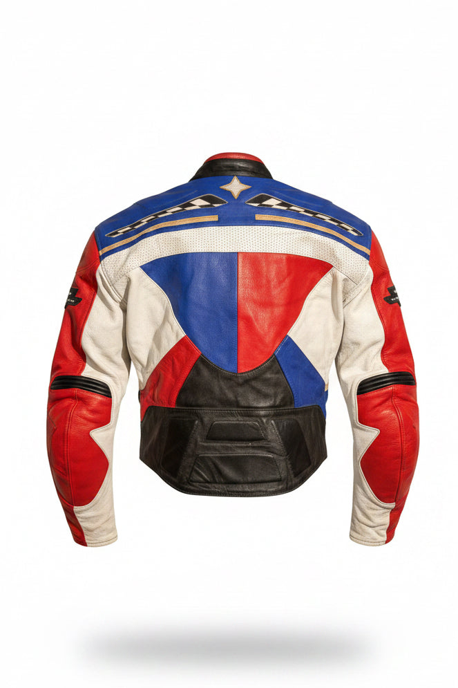 Vintage POLO DAMEN Motorfashion Racing Leather Jacket