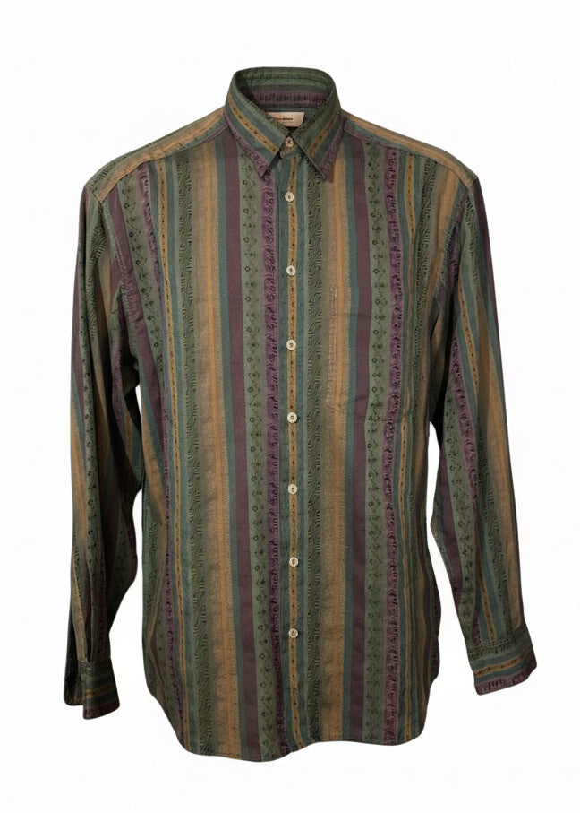 90s strips western shirt
