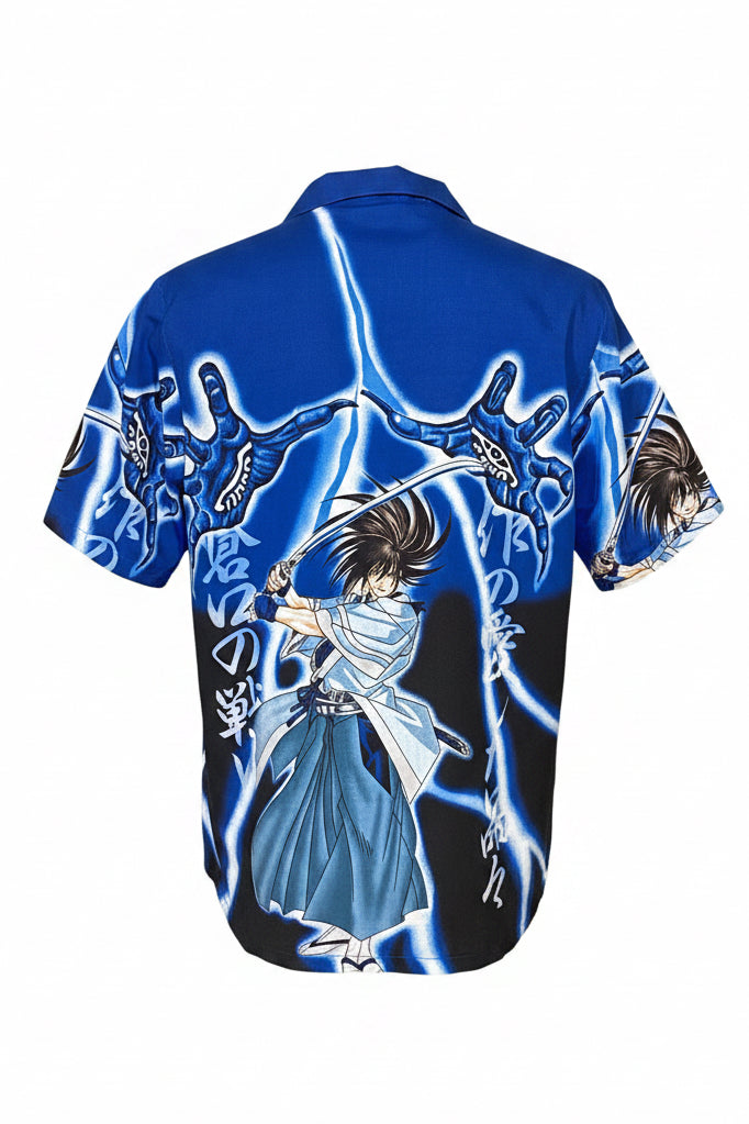 Y2K Anime Samurai Shirt