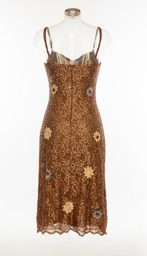 Brown Sequin Dress by Serendipity