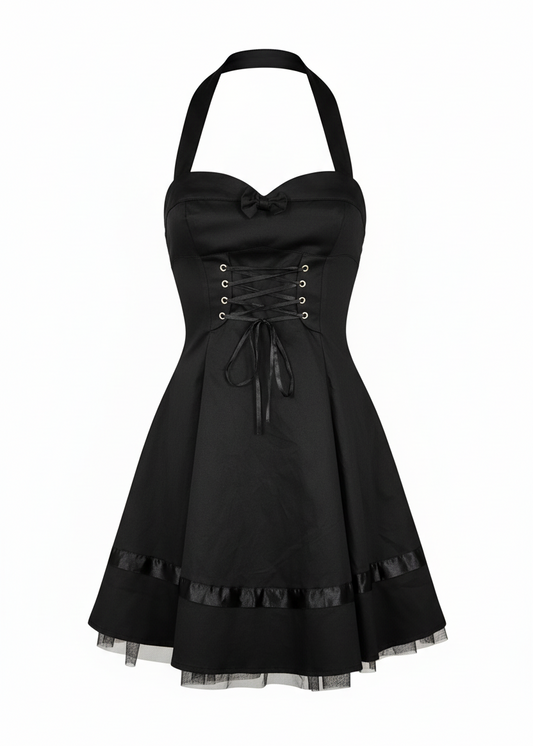 Y2K goth party dress image 0