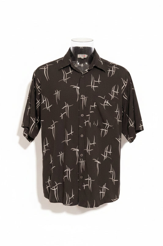 Versace Abstract Print Shirt