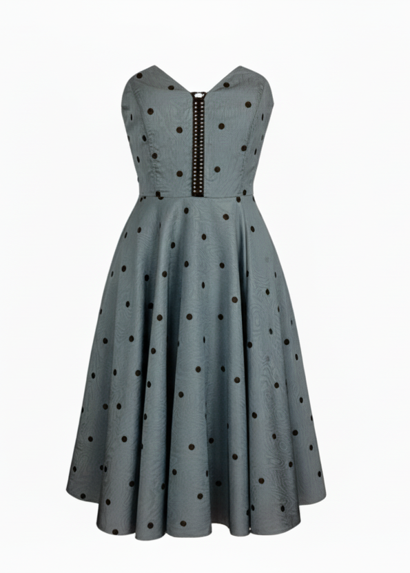 1980 polkadot part dress image 0