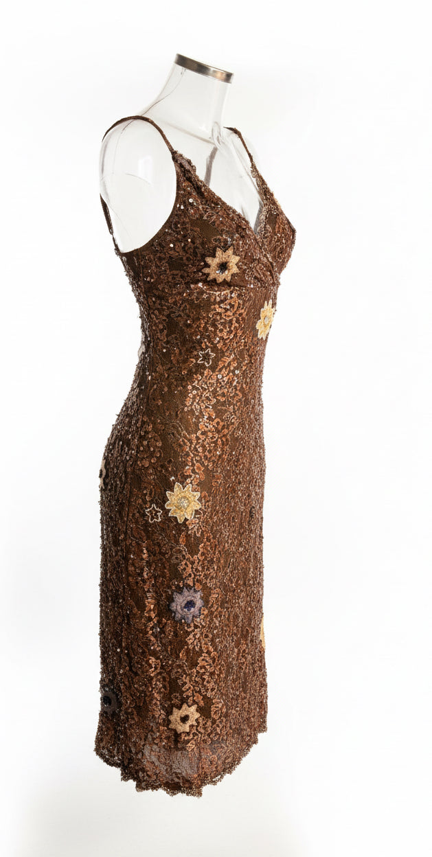 Brown Sequin Dress by Serendipity