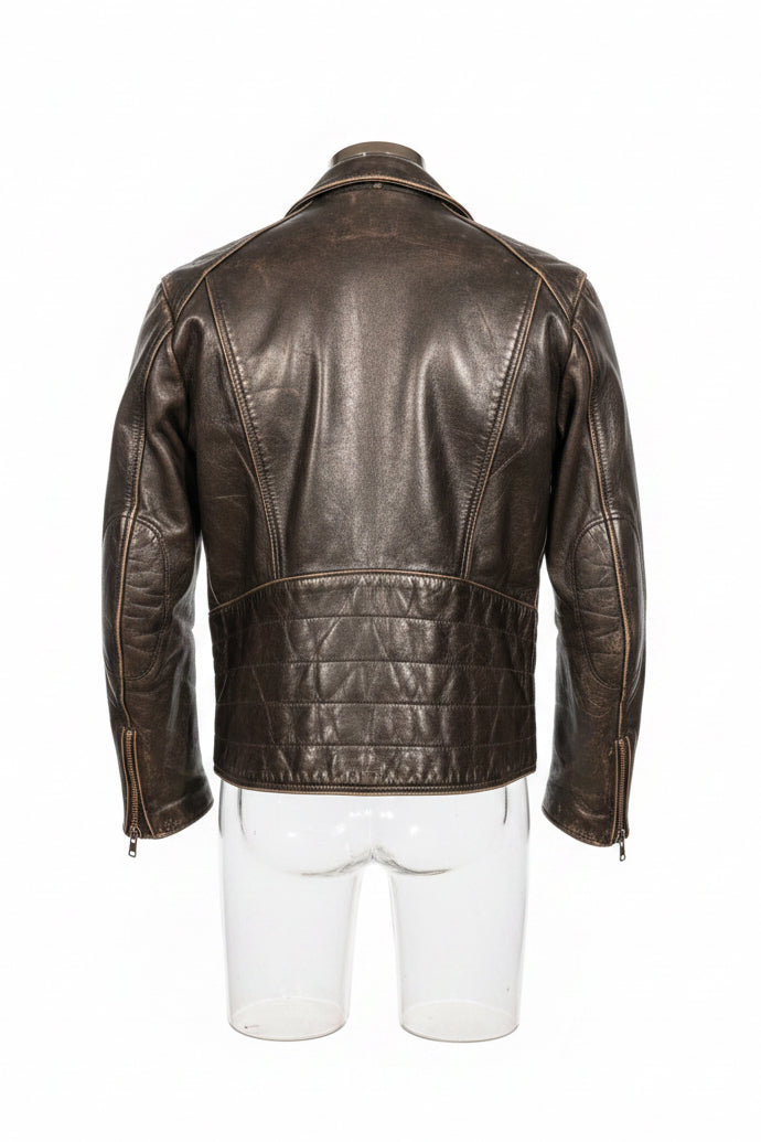 Vintage Erbo Moto Leather Jacket