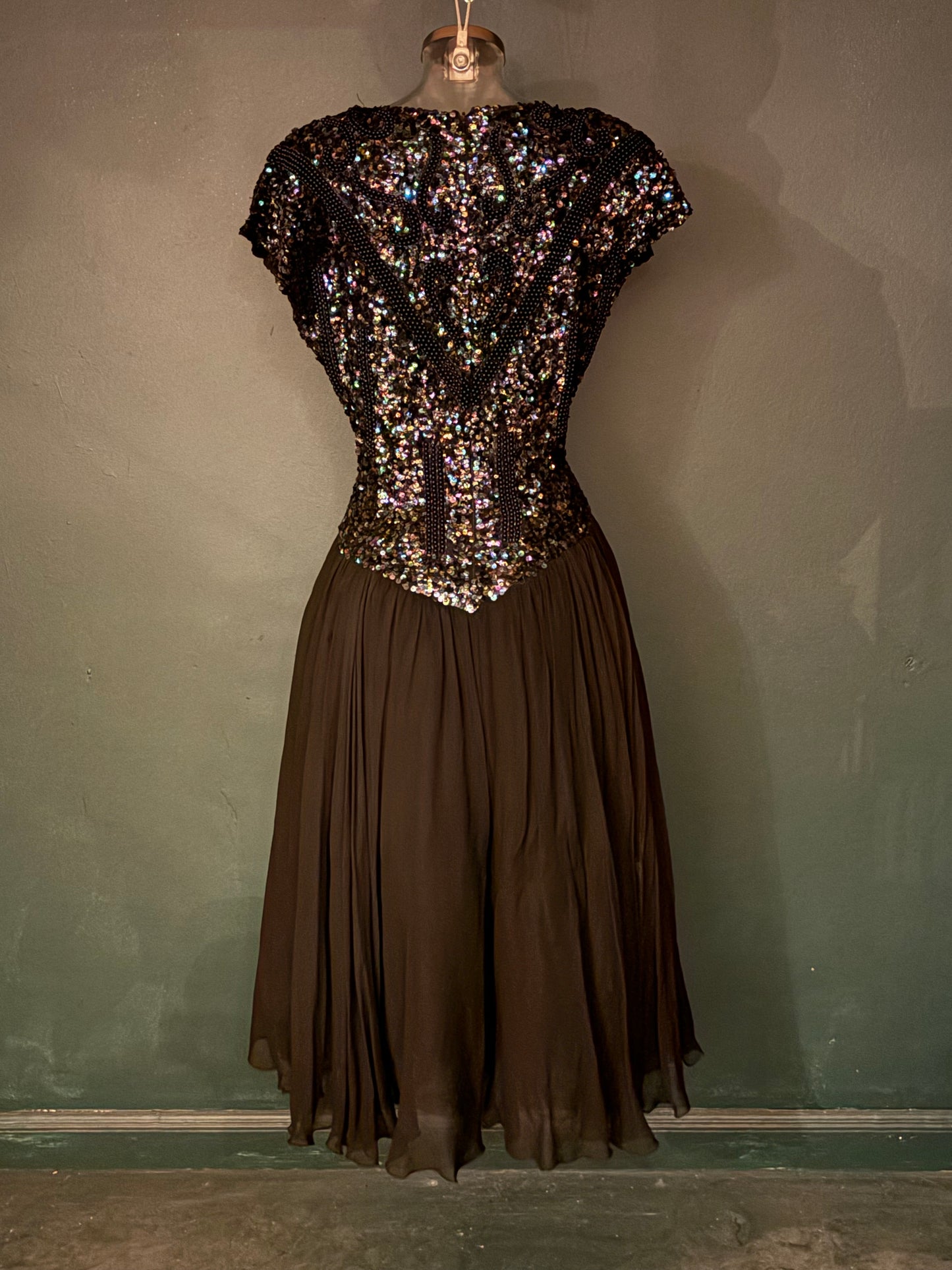Sequin Dress by Oleg Cassini