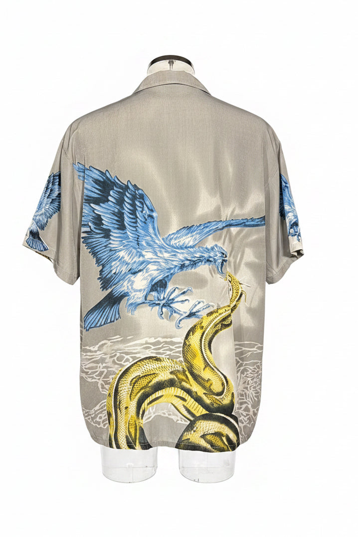 Eagle vs Serpent Satin Shirt