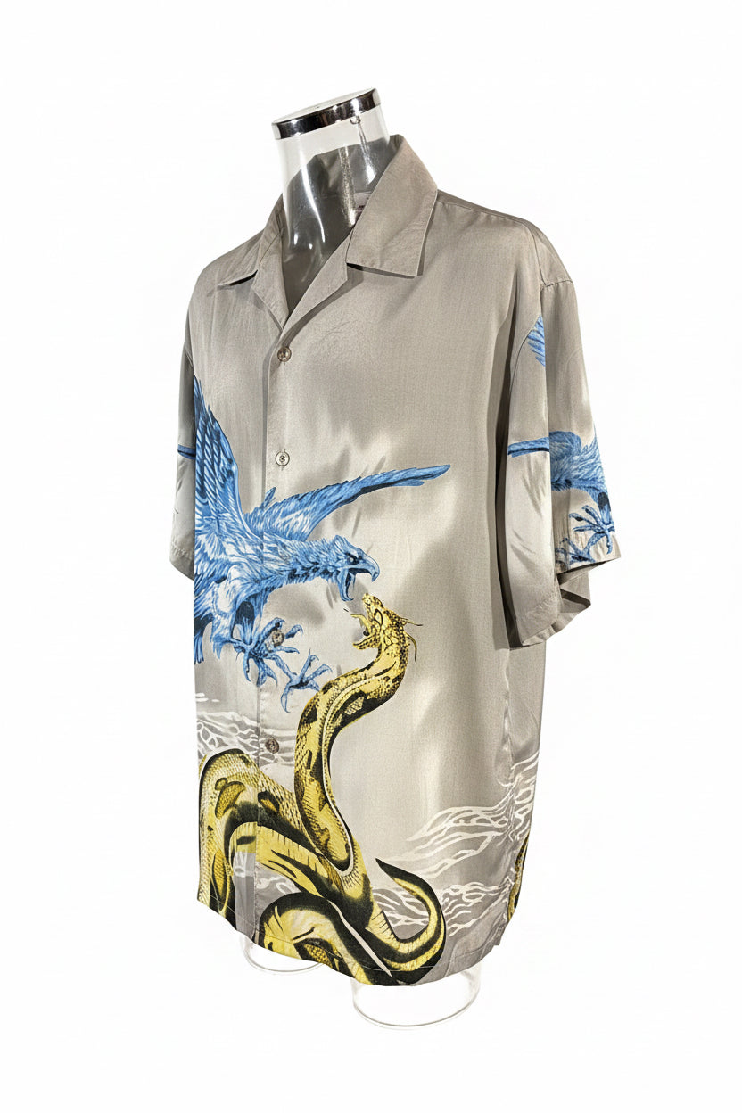 Eagle vs Serpent Satin Shirt