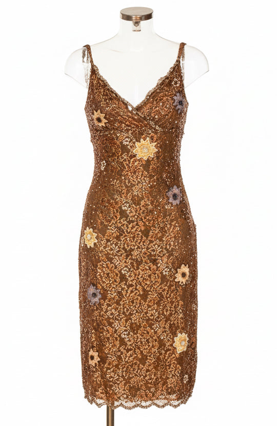Brown Sequin Dress by Serendipity