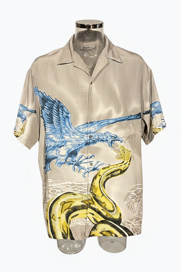 Eagle vs Serpent Satin Shirt