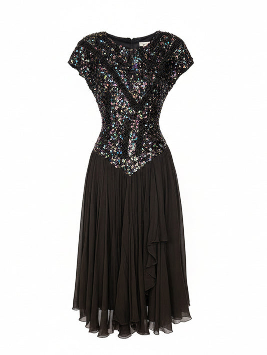 Sequin Dress by Oleg Cassini
