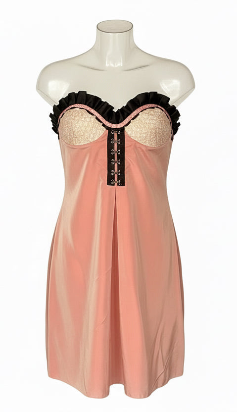 Y2K Pink corset dress
