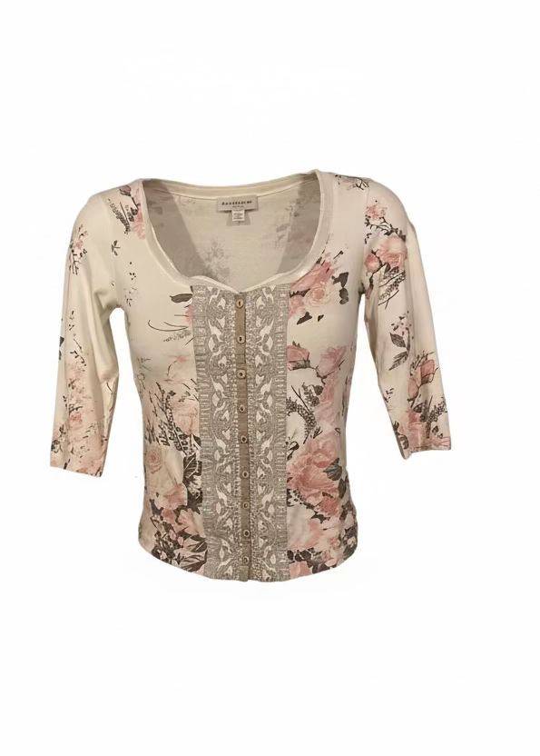 Y2K biba floral top