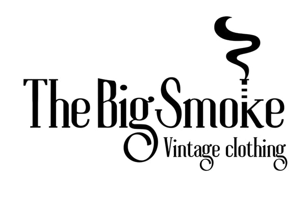 the big smoke vintage clothing logo
