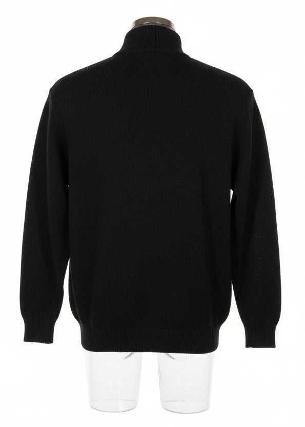 80s half zip knit