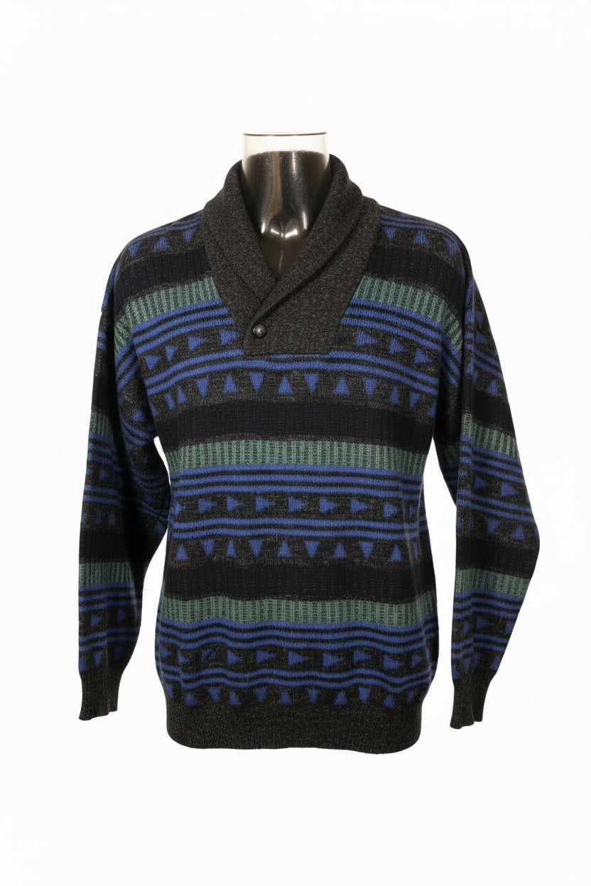 80 Angelo Litrico blue knit
