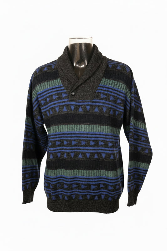 80 Angelo Litrico blue knit