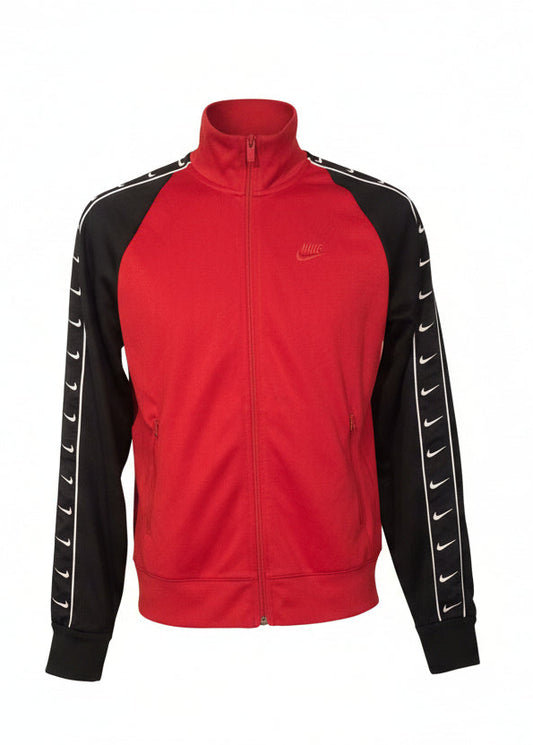 Nike red track top