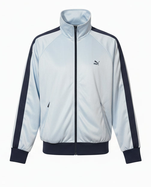 Puma baby blue track top