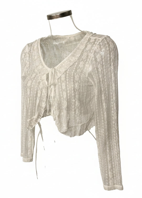 Y2k Lace cardigan