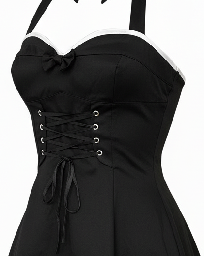 Y2K goth party dress image 1