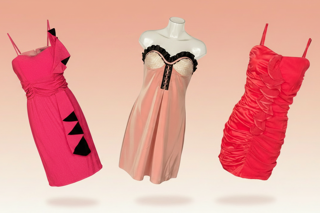 Our Vintage Dress Collection — Pink Straightened